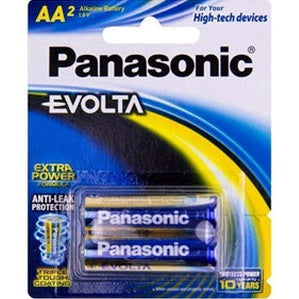 Panasonic Evolta AA Alkaline Battery 2 Pack