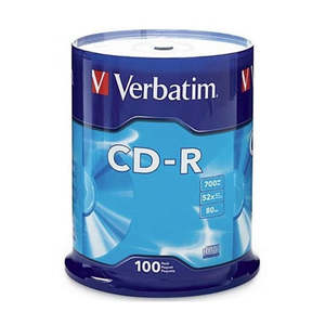 Verbatim: Verbatim CD-R 700MB 52x 100 Pack on Spindle