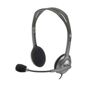 Logitech H110 Stereo Headset with Noise-Cancelling Microphone