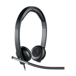 Audio Headphones: Logitech H650e USB Stereo Headset w/ Pro-Quality Audio Business