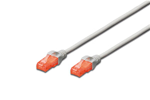 Cables Leads: Digitus UTP CAT6 Patch Lead - 50M Grey