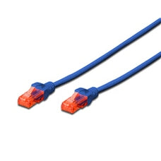Cables Leads: Digitus UTP CAT6 Patch Lead - 15M Blue