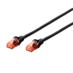 Cables Leads: Digitus UTP CAT6 Patch Lead - 10M Black