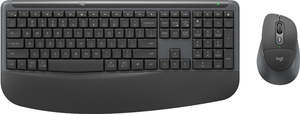Logitech MK880 Signature Wireless Keyboard + Mouse - Graphite - Bus