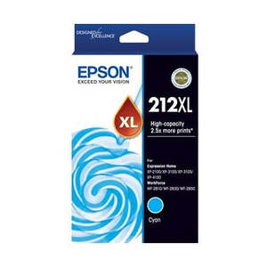 Epson 212XL Cyan High Yield Ink Cartridge