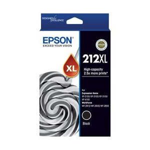 Epson 212XL Black High Yield Ink Cartridge