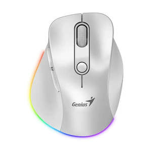 Genius Ergo 9000S Pro Silent Ergo Mouse - White