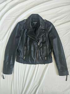 Outerwear: Decjuba leather jacket: Size 10