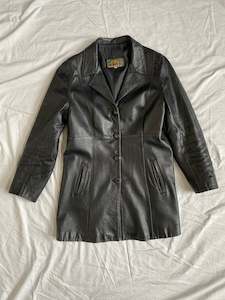 Outerwear: Venetti leather jacket: Size L