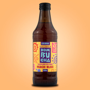 Peach & Lime Kombucha 328ml