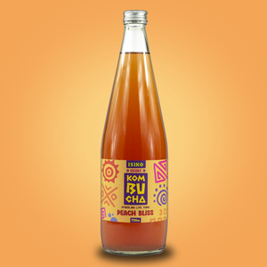 Kombucha Kefir: Peach Bliss Kombucha 750ml