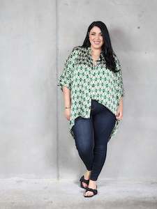 Isla Maree Staples: Oversized Shirt - Harlequin