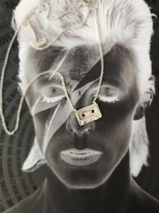 Necklaces: Retro Cassette Tape Necklace