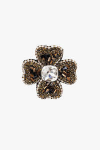 Antler: Antler Coffee Poppy Brooch