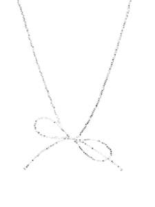 Necklaces: Antler Silver Bow Necklace