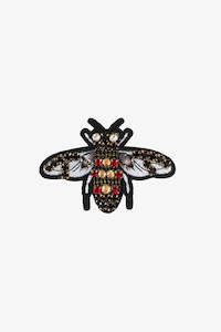 Antler Ruby Bee - Brooch