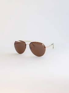Sunglasses: D-1 Sunglasses - Gold