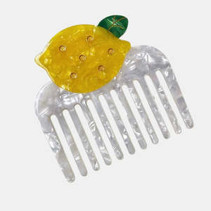 Stevie Hair Comb - Lemon