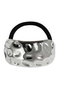 Hair Hats: Oline Hair Tie - Silver