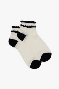 Tuxedo Frill Socks