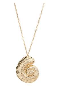 Palermo Necklace - Gold Seashell