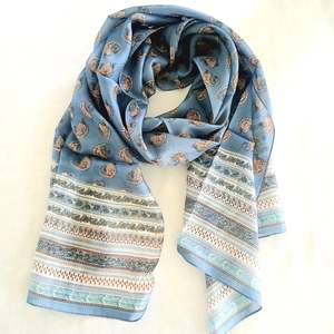 Scarves: Silk Scarf - Paisley