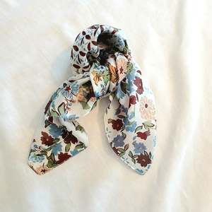Silk Neck Tie Scarf - Floral