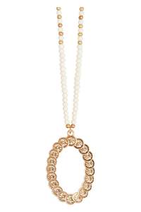 Necklaces: Mizu Necklace - Oval Dome