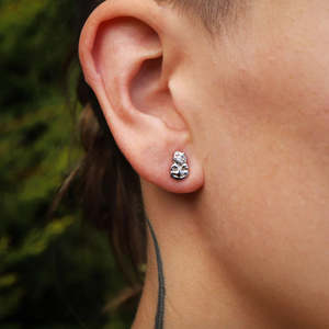 Little Taonga: Tiki Stud - Silver