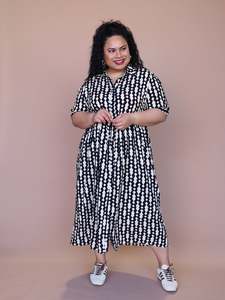 Valerie Dress - Black Diamonds