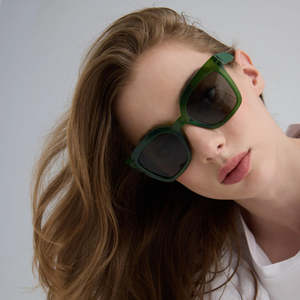 Sunglasses: Valentina Sunglasses - Green