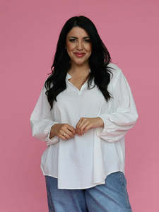 Isla Maree 1: Artist Shirt - White