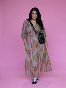 Isla Maree 1: Peyton Dress - Sorbet Tibetan Tiger