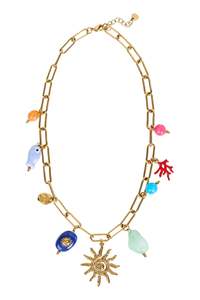 Paraty Charm Necklace - Rainbow