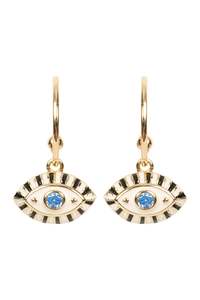 Isla Maree 1: Montego Eye Earring - White