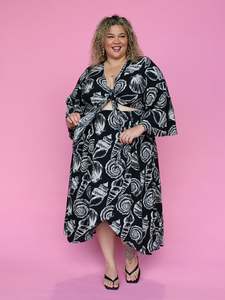 Joplin Maxi - Black Seashells