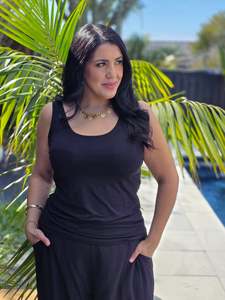 Basic Singlet - Black