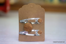 Products: Hair clips and brooch set