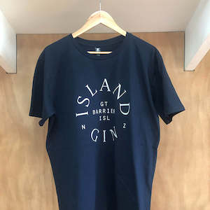 Men's Short sleeve Island Gin LOGO T-shirt