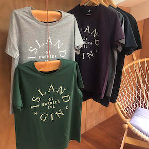 tshirt: Women's Short sleeve Island Gin LOGO T-shirt