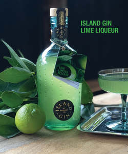 Island Gin: Lime gin liqueur - discovered in the distiller's library JUST ADDED