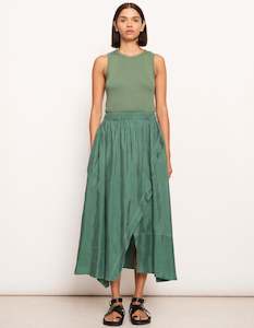 Skirts: POL Vault Wrap Skirt Green