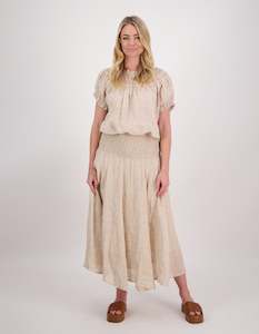 Skirts: Briarwood Parson Skirt Natural