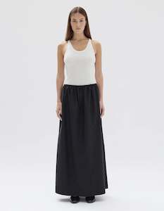 Skirts: Assembly Label Phillipa Poplin Skirt Black