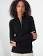 Commoners Womens Base Knit Quarter Zip Black