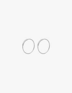 Silver: Pilgrim Raquel Hoops Silver Plated