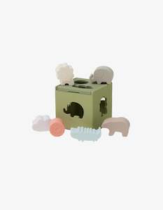 Toys: Over The Dandelions Silicon Sorting Box With  Animals