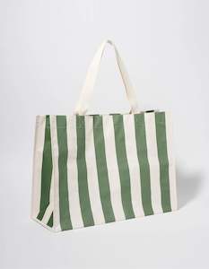Under 50: Sunnylife Carryall Beach Bag The Vacay Olive Stripe