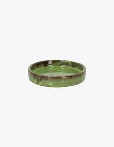 Under 30: Flower Pot Saucer Glazed Green 15cm