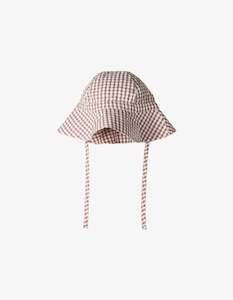 Hats: Nature Baby Gingham Sunhat Twilight Check